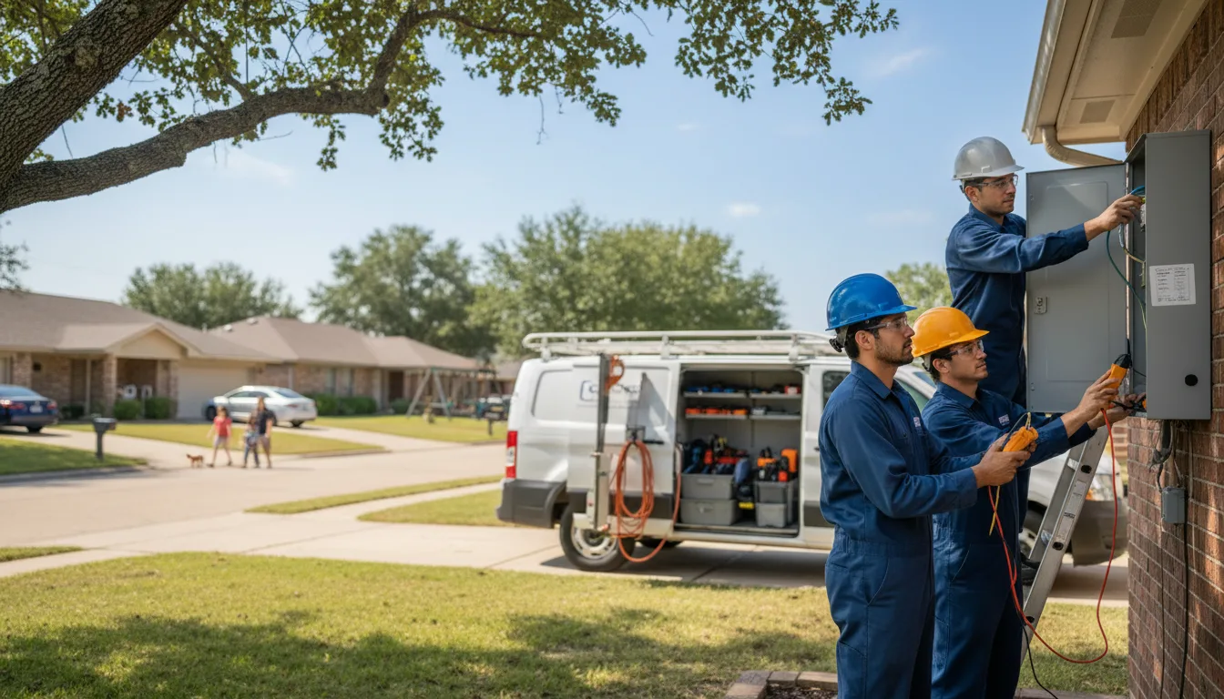 Certified electrician providing emergency electrical services in Charlotte, AR